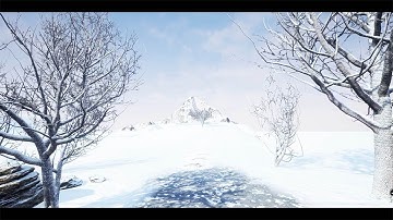Speed Level Art - Winter Scene - Unreal Engine 4