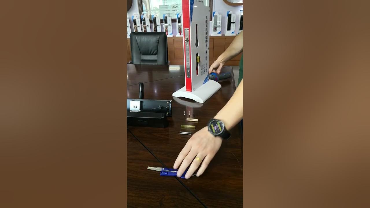 How to install Security door lock , step by step - YouTube