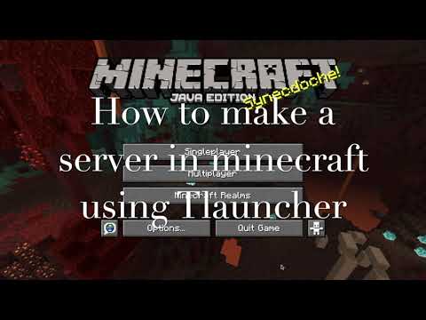 How to create a server in Minecraft using TLauncher 1.16.1 ...