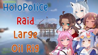 (All POV) HoloPolice Raid Large Oil Rig!! Pekora, Fubuki, Matsuri, Anya, Koyori