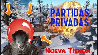 JUGANDO **PARTIDAS PRIVADAS** DE FORTNITE CON SUBS EN DIRECTO + *NUEVA TIENDA*