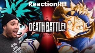 How To Be Awesome At Being A Student (Death Battle) Deku vs Asta Reaction