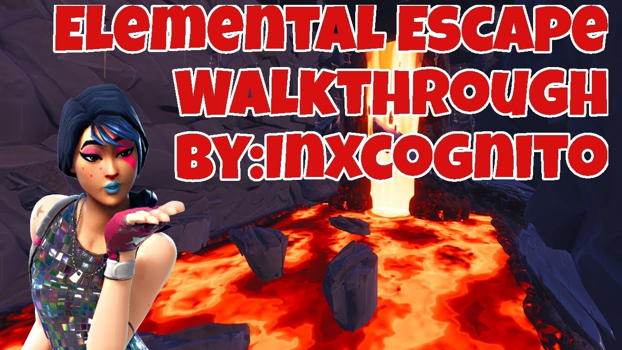 Elemental Escape Fortnite Walkthrough Elemental Escape Walkthrough Youtube