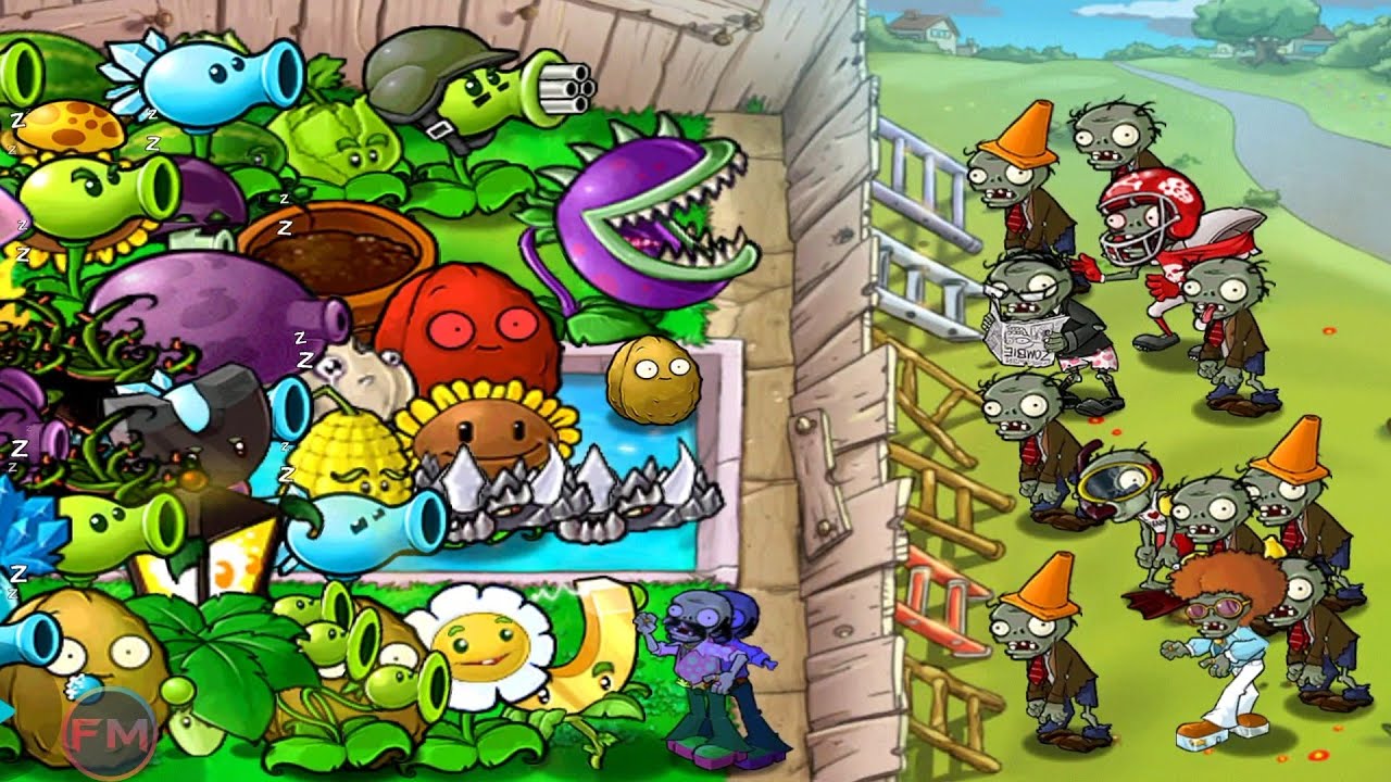 Plants Vs Zombies | Gameplay Survival day | PvZ mod menu Ep 013