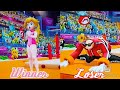 Mario Sonic London 2012 Dr Eggman Loses To Peach In Uneven Bars 