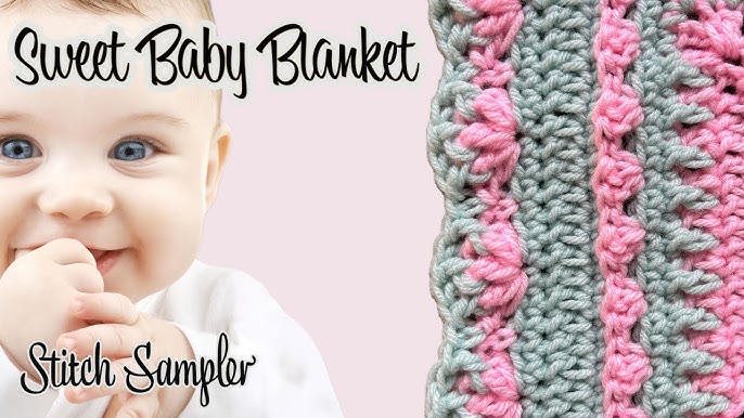 Easy Cuddly Crochet Baby Blanket with Fuzzy Yarn - Secret Yarnery