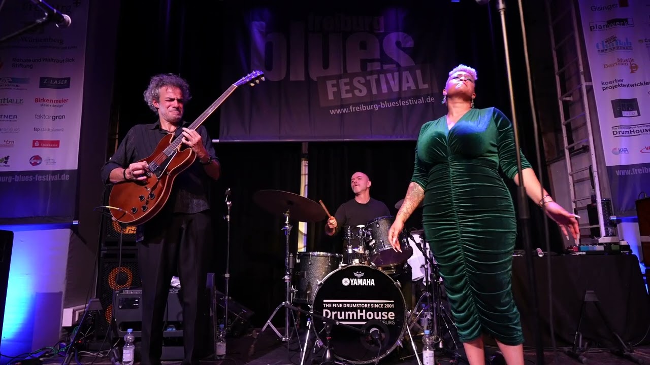 JJ Thames I'd Rather Go Blind Live @ Freiburg Blues Festival Germany 2023