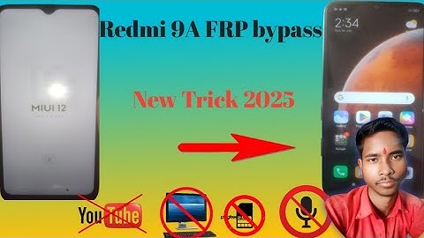 Redmi 9a Frp Bypass Without PC | MIUI 12.5  Redmi 9a FRP | Google Account Bypass 100% Working 2025