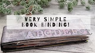 Art journal- how to make a book out of loose pages screenshot 5