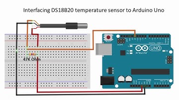 Interfacing DS18B20 Temperature sensor Arduino Uno