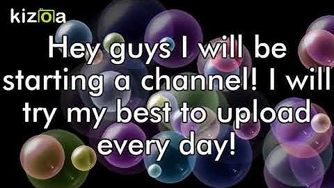 Kizoa Movie - Video - Slideshow Maker: My channel intro