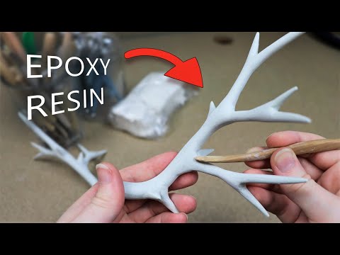 How to Make Antlers With Epoxy Sculpt Clay  Beginner Art Doll Tutorial