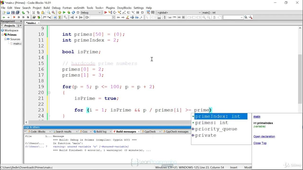 C Programming Beginners-Master the C Language/8. Arrays/6 ...