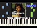 SLOW piano tutorial &quot;THIS IS THE LIFE&quot; by Amy McDonald, 2007, with free sheet music (pdf)