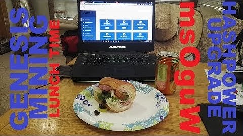 Lunch time Genesis Mining Hashpower Upgrade