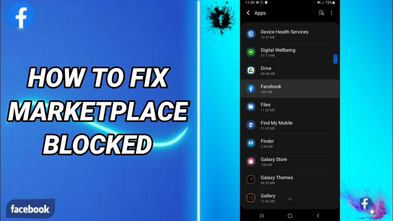 How To Fix Marketplace Blocked On Facebook App YouTube