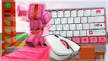 Thocky Keyboard ASMR + Mouse Sounds | Hypixel Bedwars