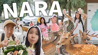 SURROUNDED BY WILD DEER, WATCHING FAMOUS MOCHI MAKING, AND TRYING TRADITIONAL SUSHI IN NARA! 🦌