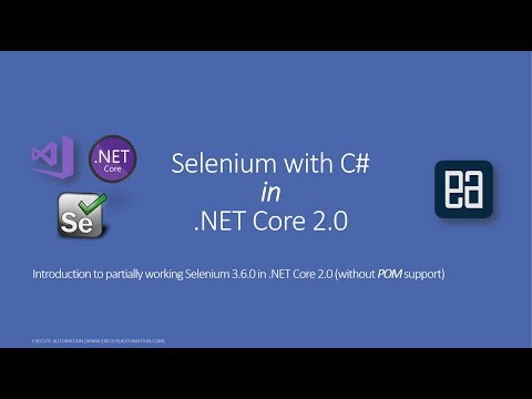 Introduction to partially working with Selenium 3.6.0 with .NET Core 2.0 (Missing PageFactory)