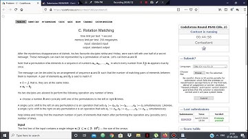 Codeforces Round #648 Div2 C Rotation Matching