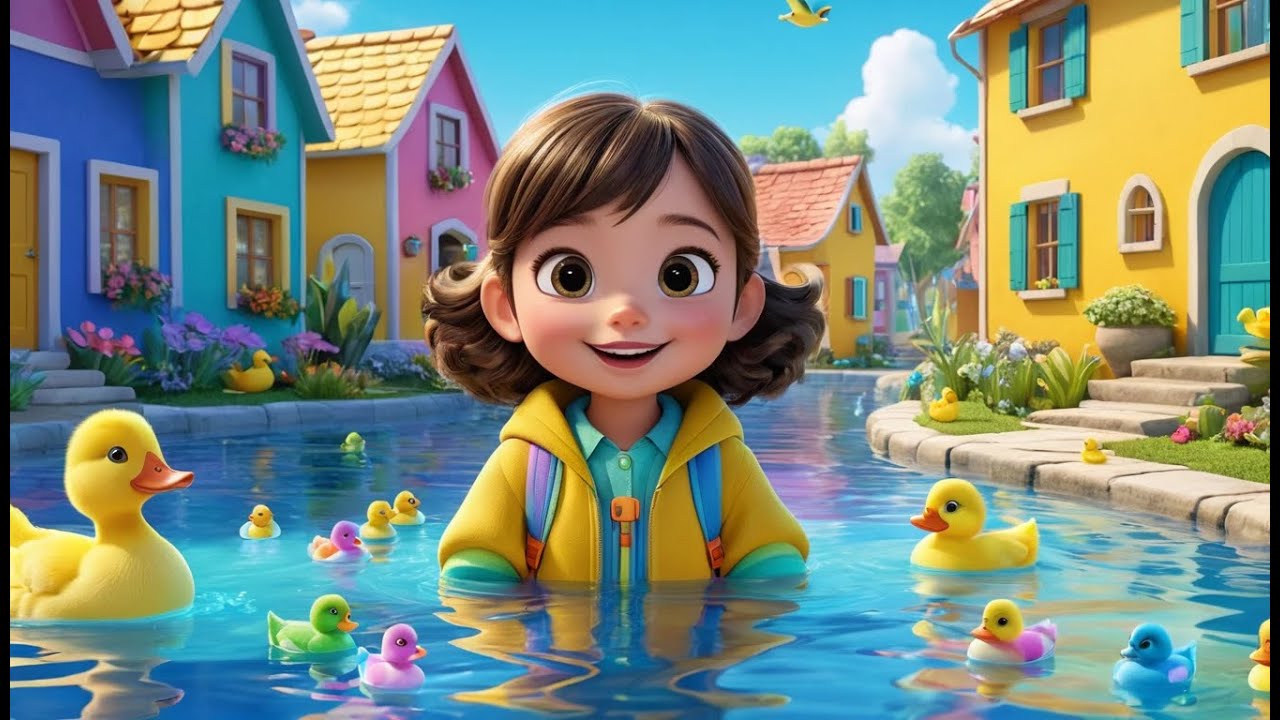 Quacky Ducks and Swishy Fish | Fun Water Animal Song for Toddlers | Playful Nursery Rhyme for Kids