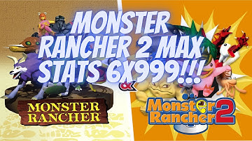 Monster Rancher 2 DX Absolute Max Stats 6x999!!!! (Golden and Silver Peach) Perfect Stats! Max Build