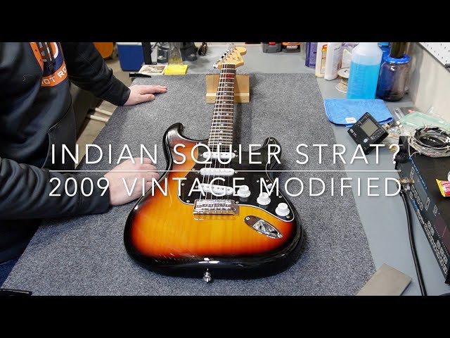 2009 Squier Stratocaster VM Made in India? Checking out an early