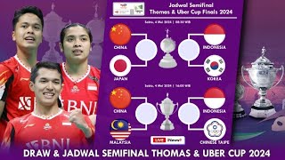 Draw & Jadwal Semifinal Thomas & Uber Cup 2024. Besok Mulai Pukul 08:30 WIB Live #thomasubercup2024 by Ngapak Vlog 19,440 views 10 days ago 1 minute, 38 seconds