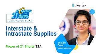 Interstate & Intrastate Supplies | Session 2A