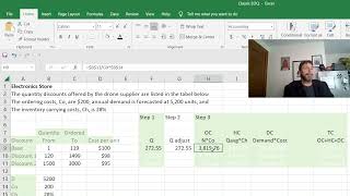 Quantity Discounts with Excel