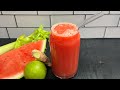 Lets make my healthy ginger watermelon  lime dink  ginger watermelon juice juice