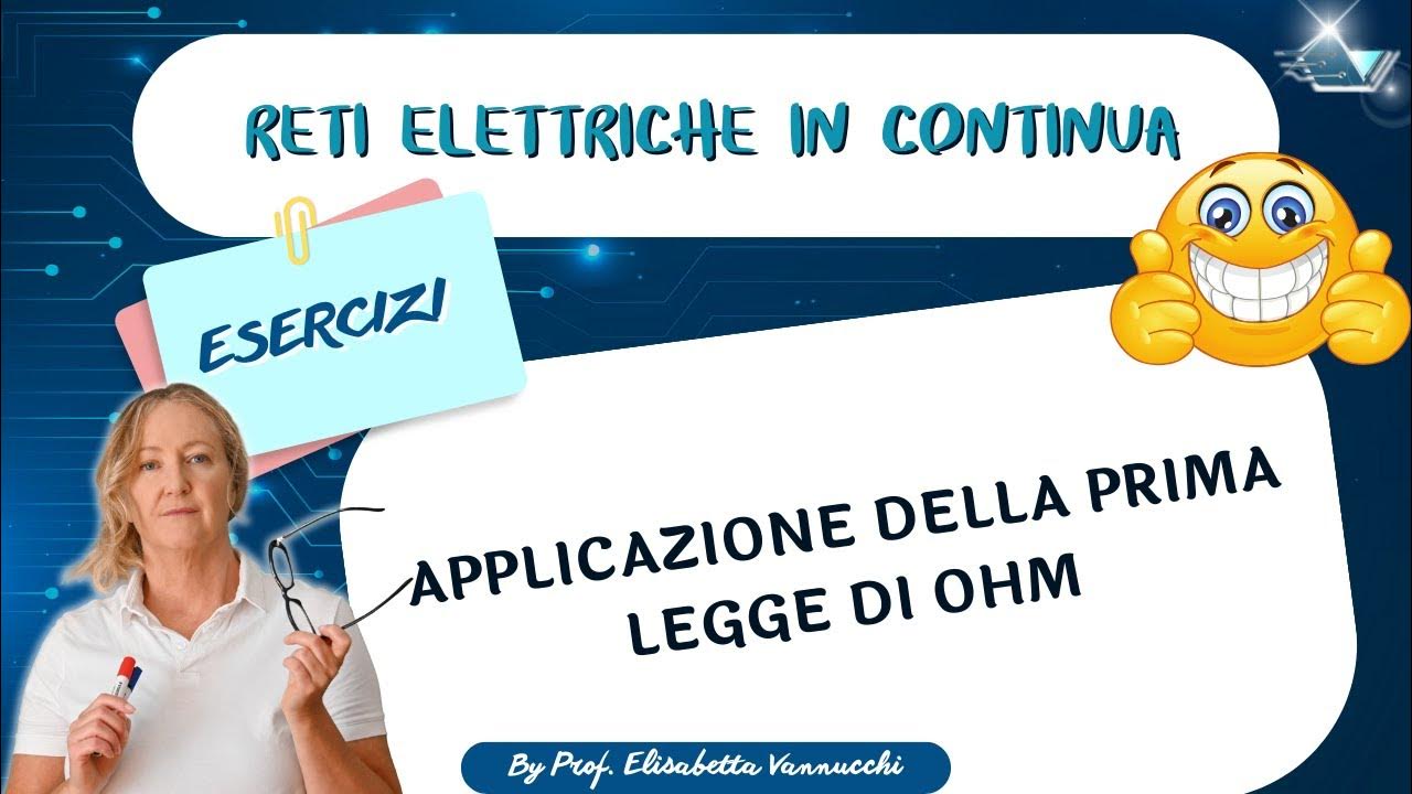 Esercizi semplici di applicazione della prima legge di Ohm YouTube Esercizi semplici di applicazione della prima legge di Ohm YouTube
