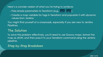 How to Use Jenkins Parameterised Jobs with Terraform Map Variables