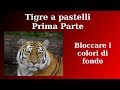 Tutorial -Tigre a pastello per principianti - parte 1 - bloccare i colori di fondo