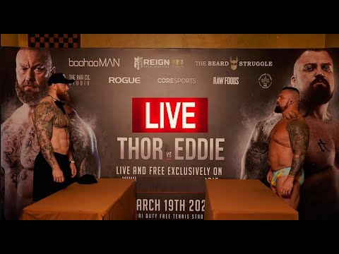 eddie hall vs thor live stream free