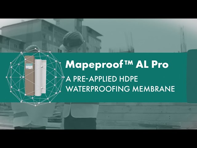 Mapeproof AL Pro | BELOW GRADE APPLICATIONS