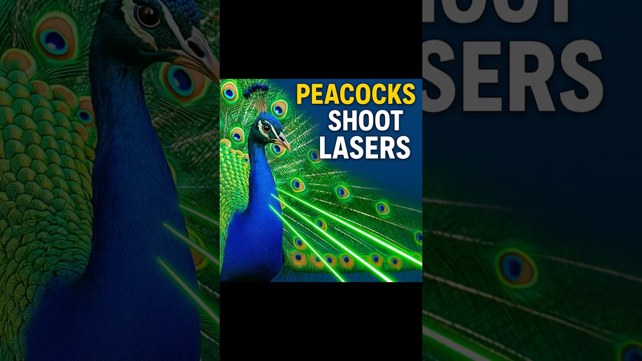 Scientists Just Found Out Peacocks Can Shoot LASERS?! 😳