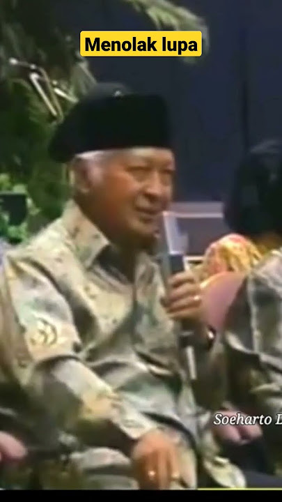 Nasehat Presiden Soeharto untuk para siswa