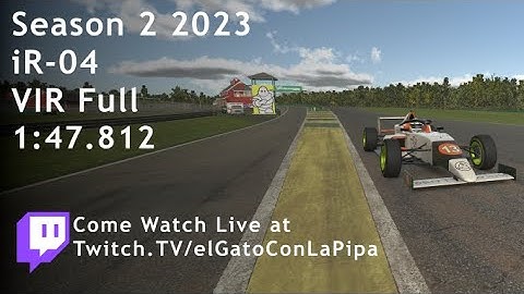 VIR Full - FIA F4 Track Guide - 2023 Season 2 - 1:47.812 - Fixed Setup