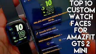 Top 10 Best #Custom WatchFaces for #Amazfit Gts 2 Mini