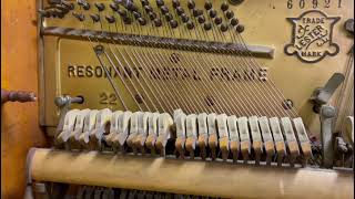 Hear Piano Note G1 A Bit Flat