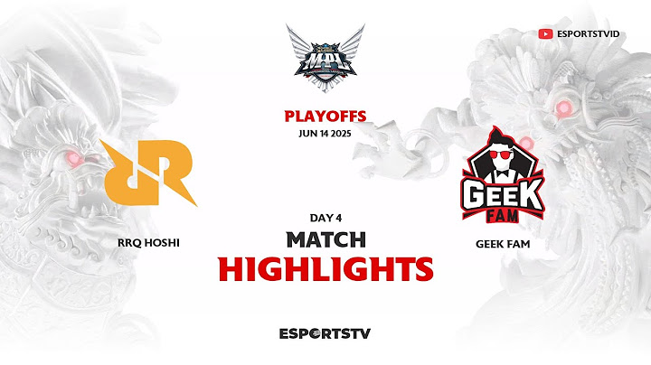 RRQ Hoshi vs Geek Fam HIGHLIGHTS MPL ID S15 PLAYOFFS | GEEK VS RRQ ESPORTSTV