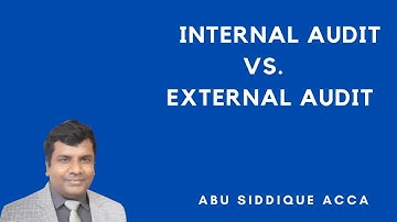 Internal Audit vs  External Audit