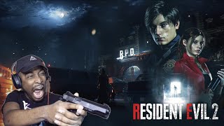 Playing Resident Evil 2 Remake (Claire)