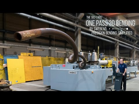 Section & Profile Bending Machine - 3D Pipe Spiralling/Helix-Roller Coaster Production Metalworking