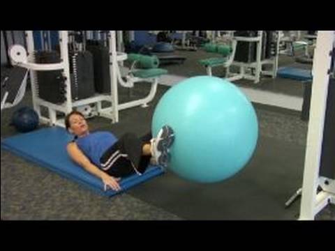 How to Use an Exercise Ball : Crunches with an Exe...