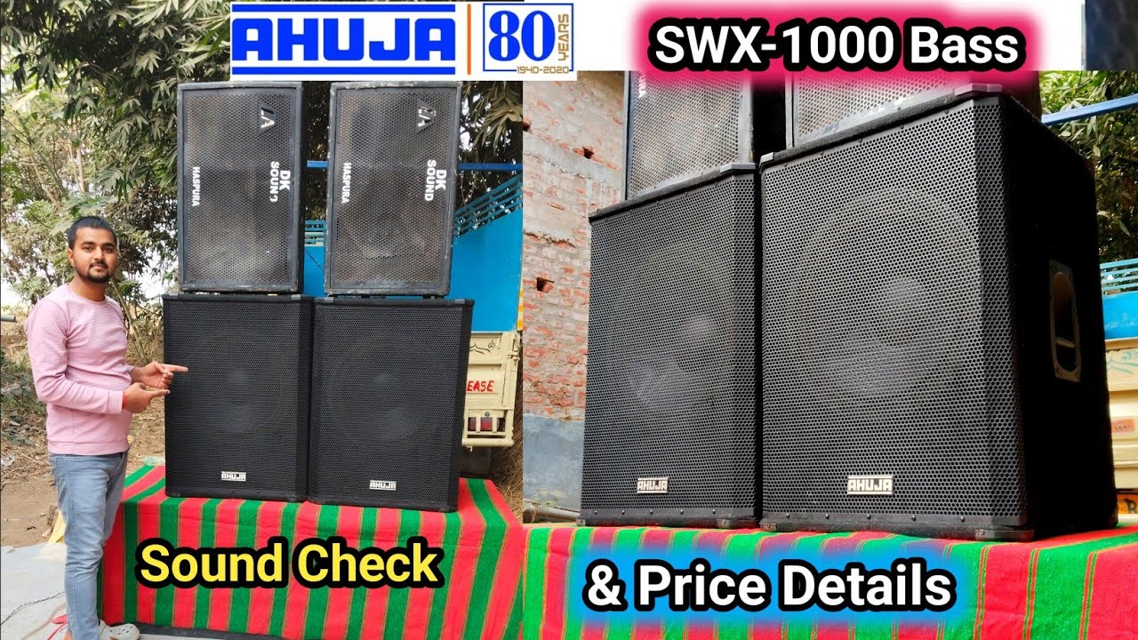 Ahuja Swx-1000 Bass Sound Check ✅ Price Details Video Ahuja 1000 Watt Bass Review 