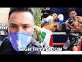 DE LA HOYA REACTS TO GERVONTA DAVIS KNOCKING OUT SANTA CRUZ; EYES RYAN GARCIA FIGHT "IN THE FUTURE"