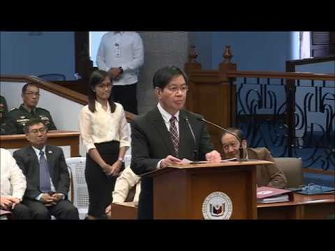 Sponsorship Speech at the Commission on Appointments | Feb. 21, 2018