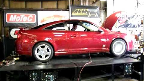 2007 Cobalt SS sc Full power top speed run 263.5whp and 233wtq to162mph